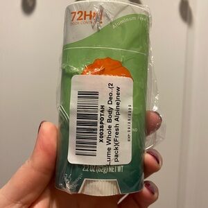 Lume Whole Body Deodorant Invisible Cream - Fresh Alpine - 1 Stick Brand New